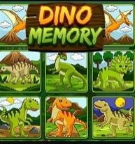 Cartoon Dinosaur Memory Challenge