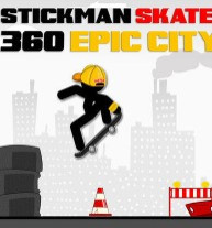 Stickman Skate: 360 Epic City