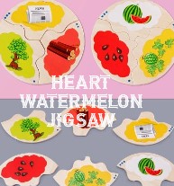 Heart Watermelon Jigsaw